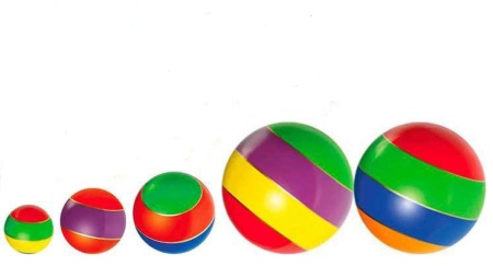 Купить Мячи резиновые (комплект из 5 мячей различного диаметра) в Казани 
